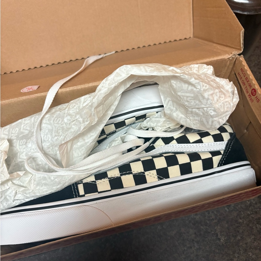 Vans Red and White Shoe Box